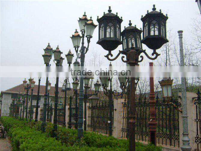Garden lights with pole