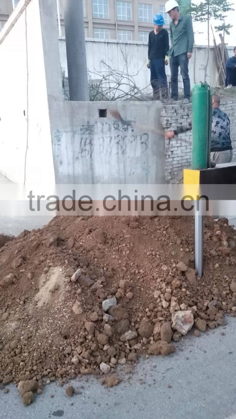 Pile driver drilling machine/boring machine with crane