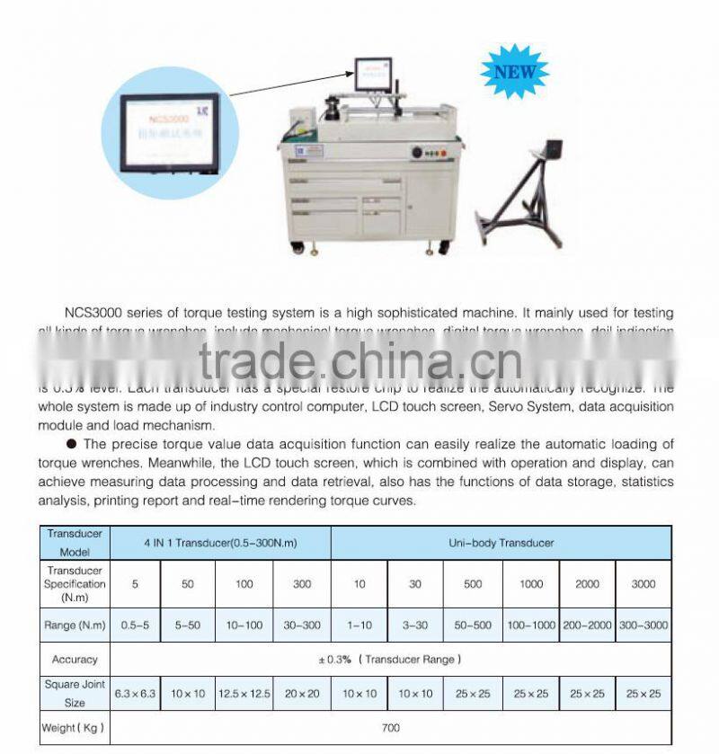 NCS3000 SERIES OF TORQUE TESTING SYSTEM