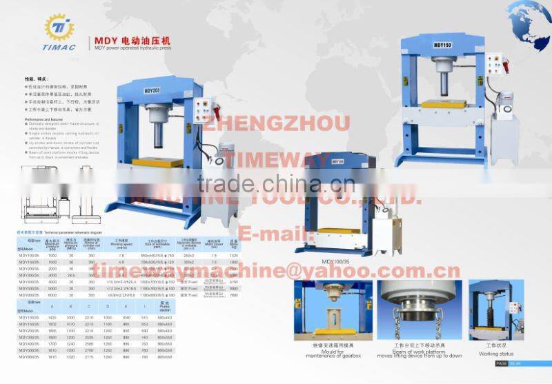 Power hydraulic press