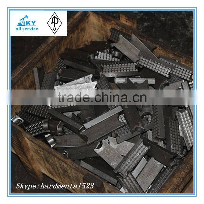 API Dies and inserts for manual tongs and power tongs