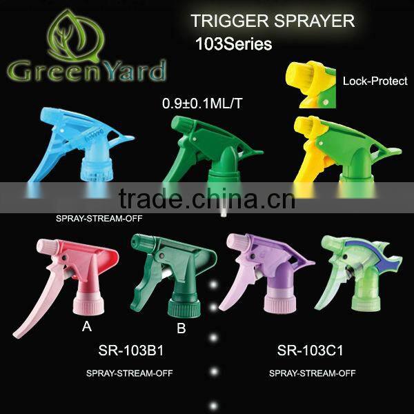 Plastic PP Mini Trigger Sprayer SR-109C2 24/410