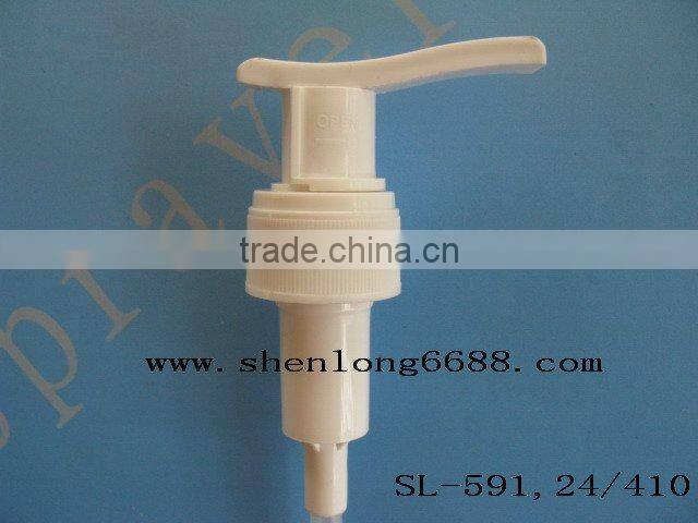 plastic cosmetic lotion pump dispener(SL-591,24/410)