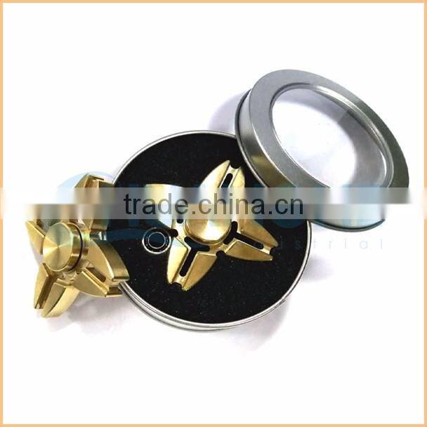 Finger Gyro Hand Fidget Spinner Gyro Copper four finger gyro