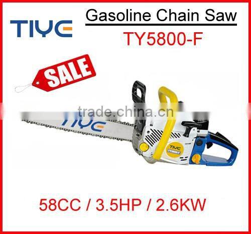 Gardening Tools Chainsaw Petrol Chain Saw Wood Cutting Machine
