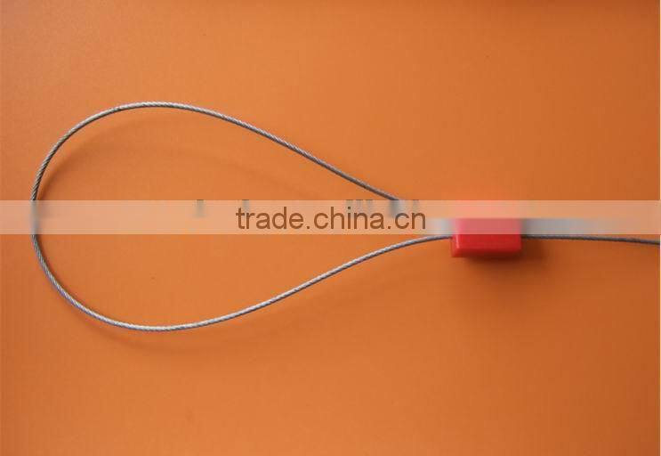 cable sealing grommets, plastic bank security seal, with scannable UPC