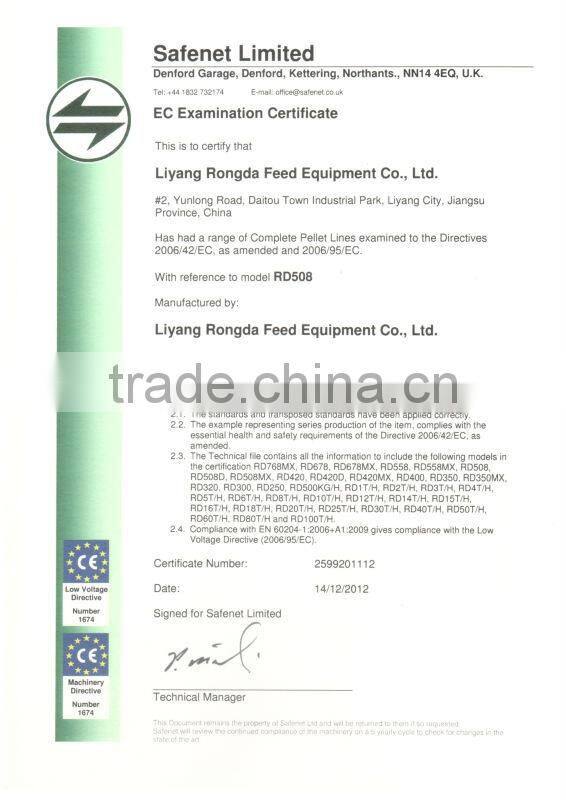 purchase CE 2t/h RD508MX stainless steel anti-blockage feeder biomass wood pellet mill