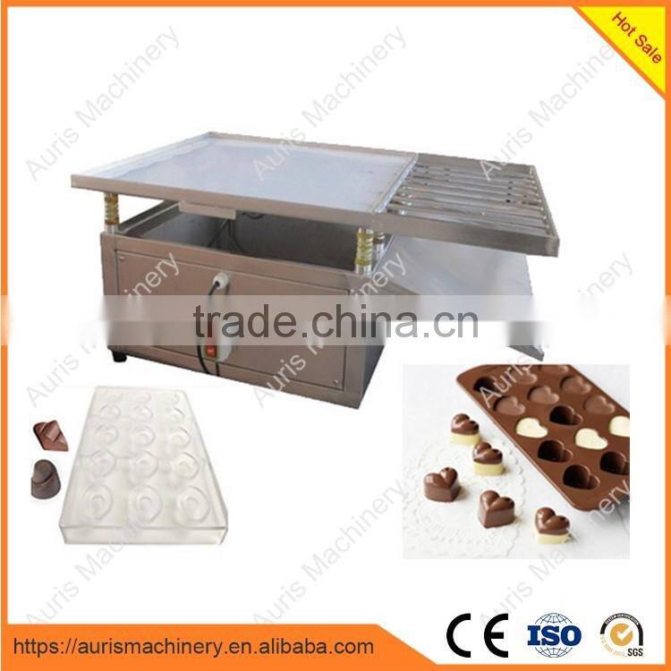 Stainless steel mini chocolate molding vibrator table machine