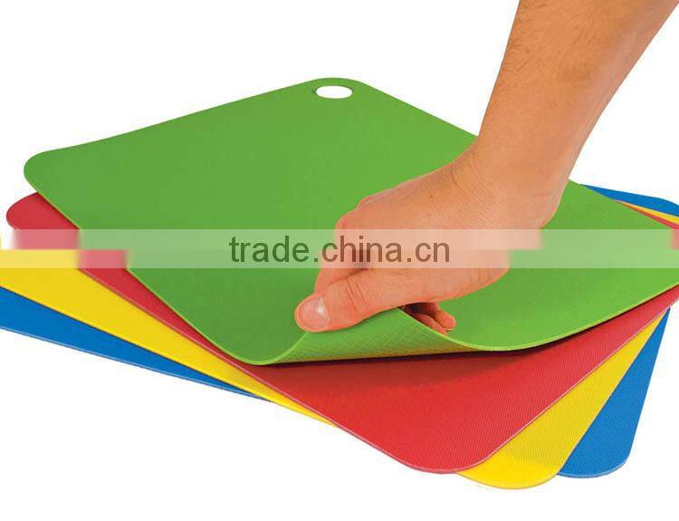 4pcs in1 set Anti-skid Flexible Plastic Chopping Mats