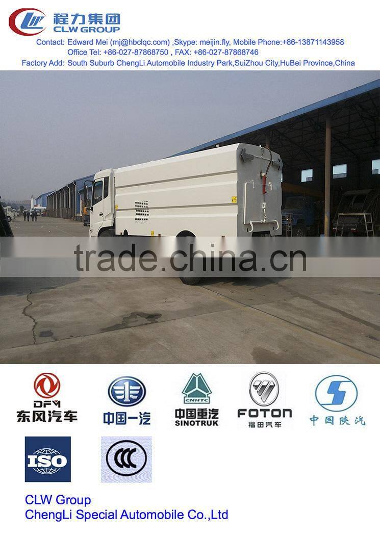 dongfeng pto road sweeper 8 m3