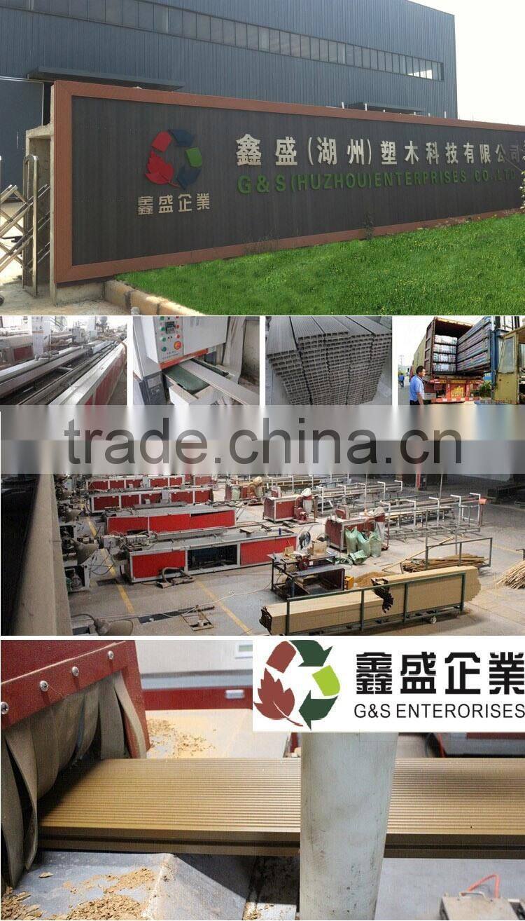 Outside comfortable eco-friendly wpc garden pergola for garden