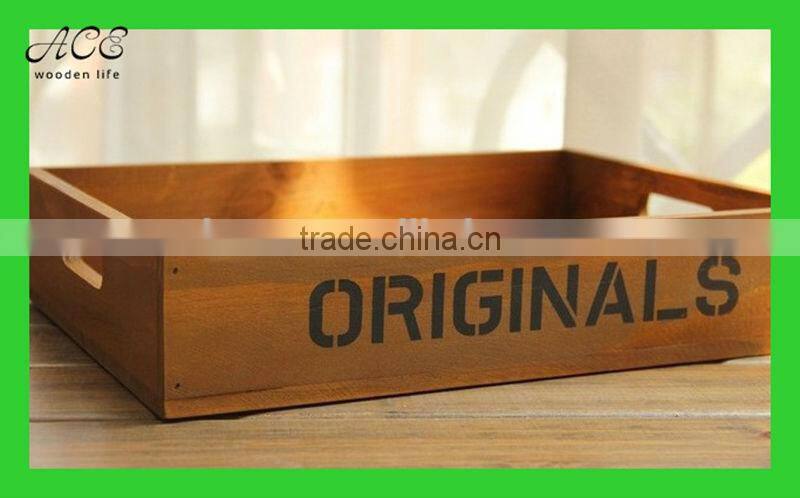 Custom wooden storage box