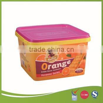 2.7L IML cookies plastic container with existing mould