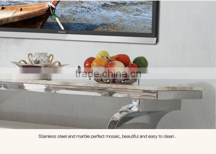 Wholesale High Quality Home Furniture Stainless Steel TV Stand Modern E395