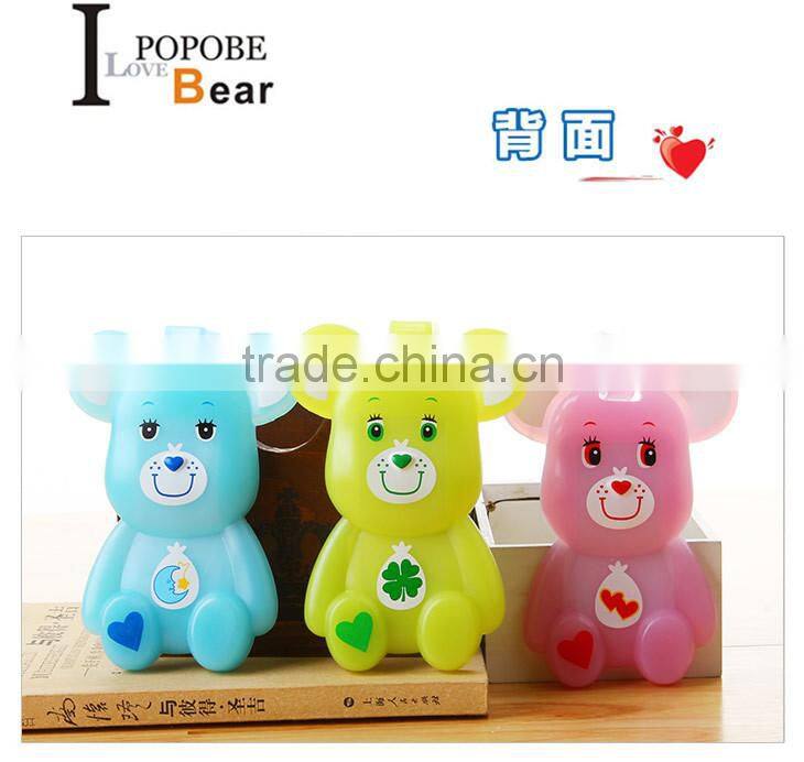 N146 factory supplier high quality hot sale cute cartoon custom brown bear shape luggage tag