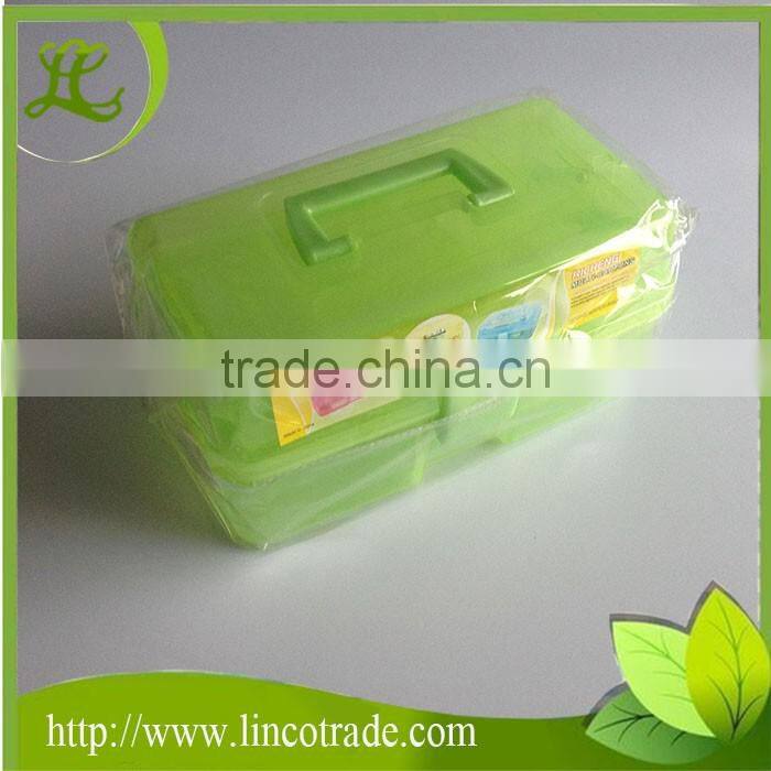 Plastic 3 Layers Makeup Case