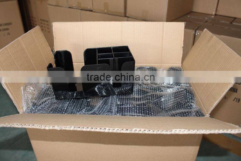 PS ABS 6 Compartments Bar caddy/Napkin Straw Stirrer Holder