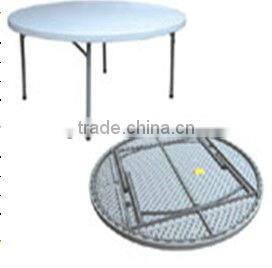 2015 Hot sale blow molding cheap used plastic round folding poker tables