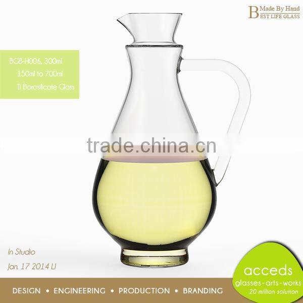 2014 Fancy Kitchen Tools 250Ml Vinegar Glass Bottle