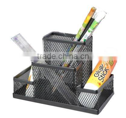 Hangzhou High Quality Modern Office Accessories Metal Mesh Desk Organizer