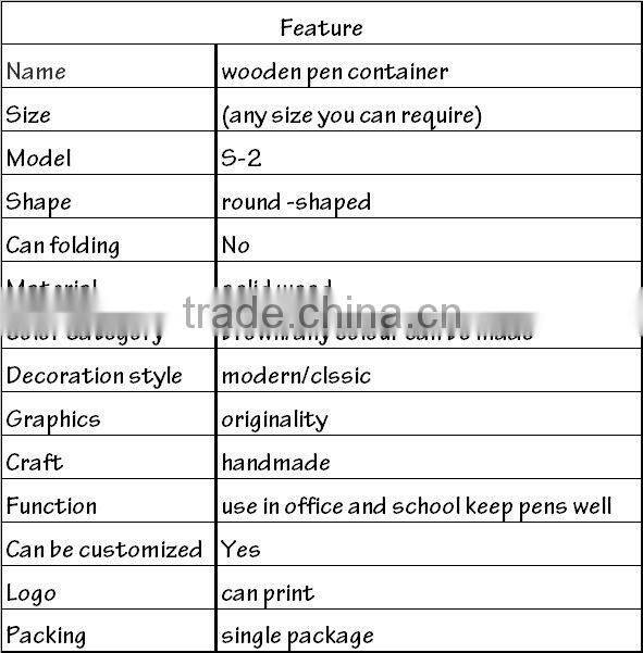 wooden pen container round wooden box wooden stationery desk organizer stationery box boxed stationery sets