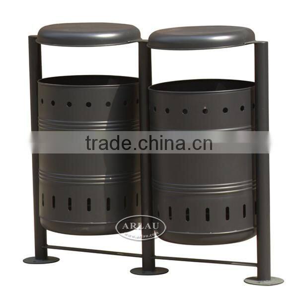 Arlau Outdoor Ashtray Bin,Recycled Garbage Trash Bin,Street Garbage Bin/Waster Bin