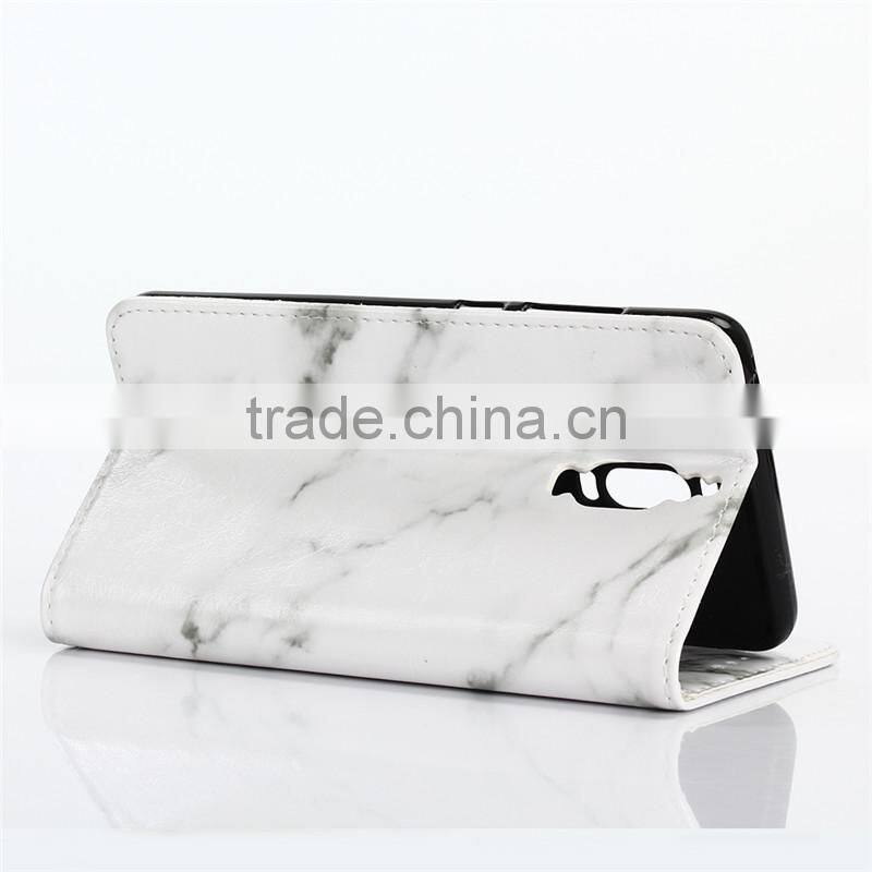 Noble design high quality marble PU card bumper/pocket cell phone case for Huawei