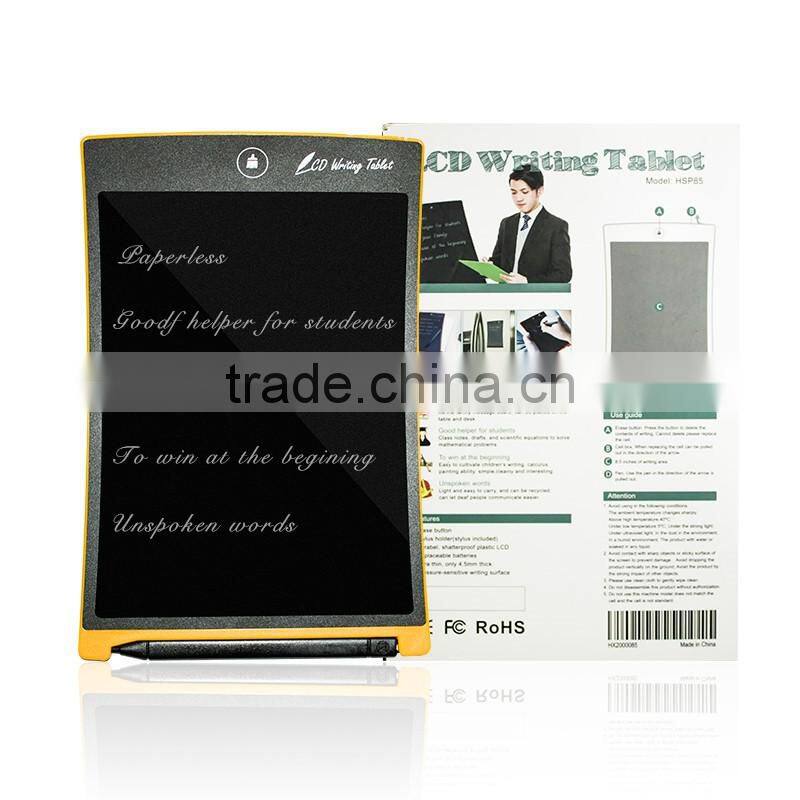 8.5 Inch paperless LCD Writing graphic tablet boogile ABS baord