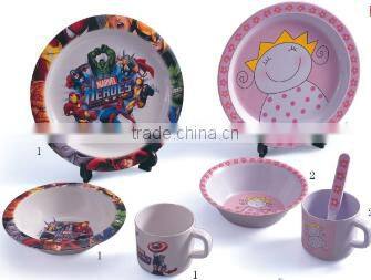Custom Printing Melamine Dinner Set Melamine Plate