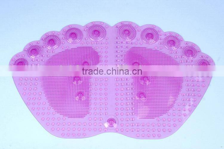 2016 hot sale hot-sale pvc bath mat with massage faction