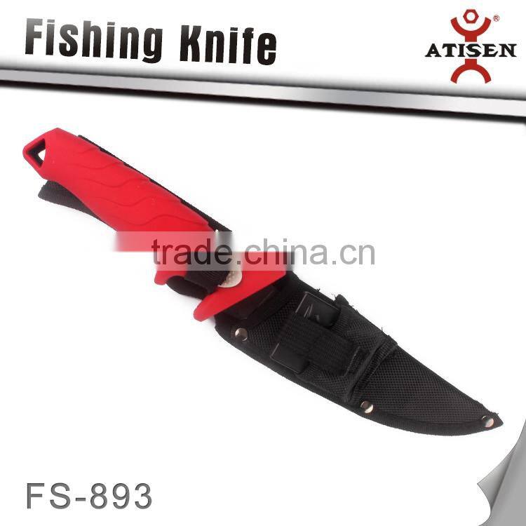 2017 4" Fillet Knife & Mini Sharpener with Nylon Sheath