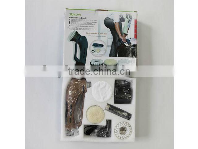 Cordless shoe care kit, electric shoe care set, electric shoe polish