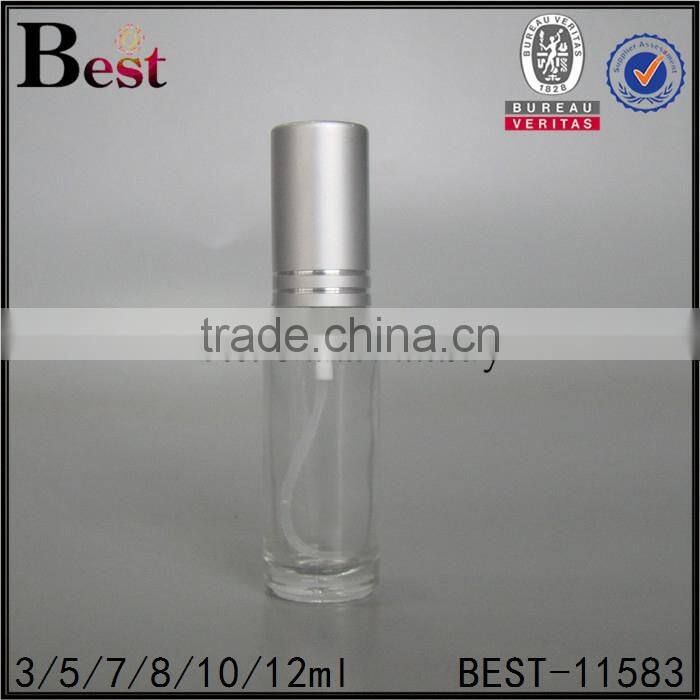 3ml 5ml 8ml cosmetic perfume spray bottle red perfume spray bottle round shape pocket sized perfume spray bottle