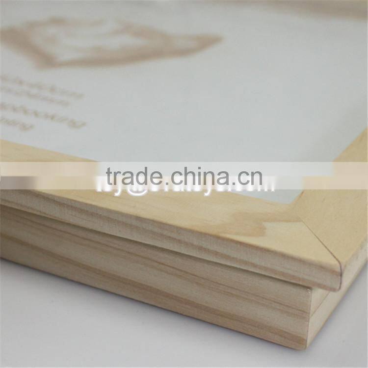 wholesale cheap classic wooden picture frames with customize logo W09A005