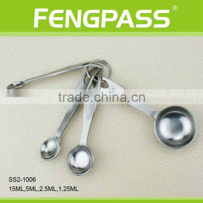 TOP quality stainless steel measuring spoons SS2-1006(6-24-35)