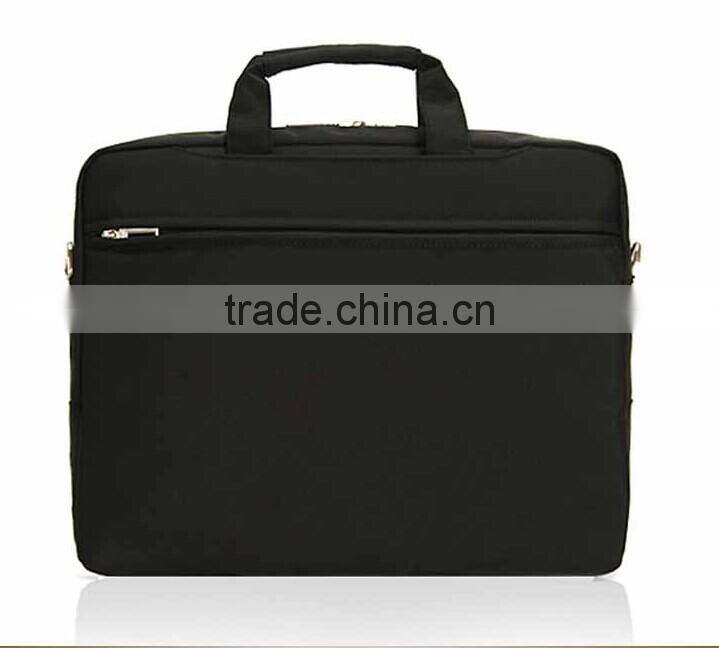 Black lager capacity 15'' laptop computer bag for teens