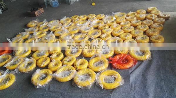 3.00-4 Flat free PU foam rubber wheel