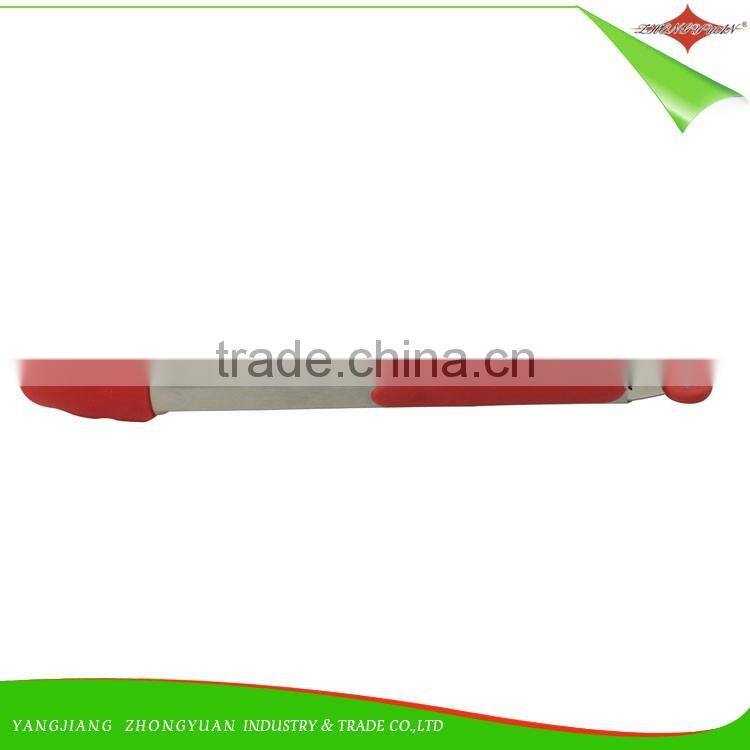 ZY-H2030 FDA&LFGB Silicone Metal Kitchen Cooking tong Food Salad Serve Clips