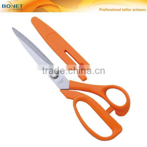 S14010 8" Fashion ABS handle plastic cover sewing dressmaking scissors