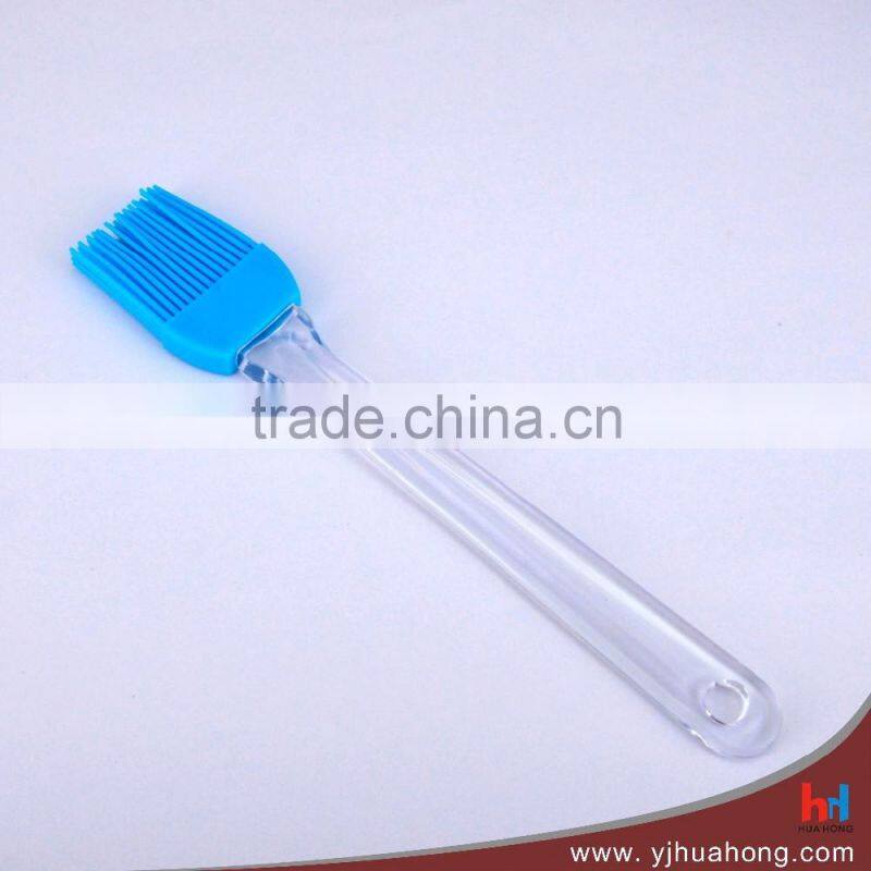 Hot selling silicon brush,heat resistant pastry brush with transparent handle