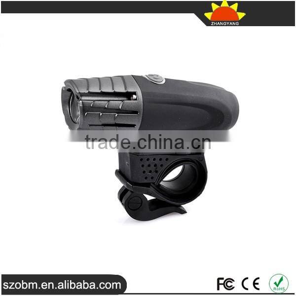 USB Rechargeable Front and Tail Light 200 lumens 4 Mode Bicycle Light Kit