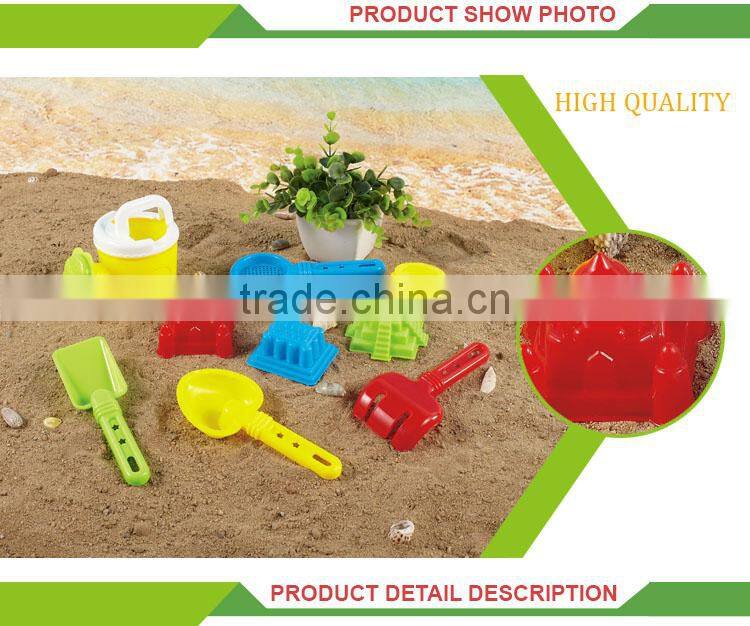 Hot selling summer sand play game cheap beach toy set