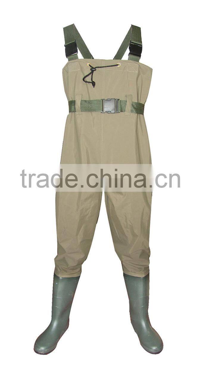 210T Nylon with draw cord waist hunting waders