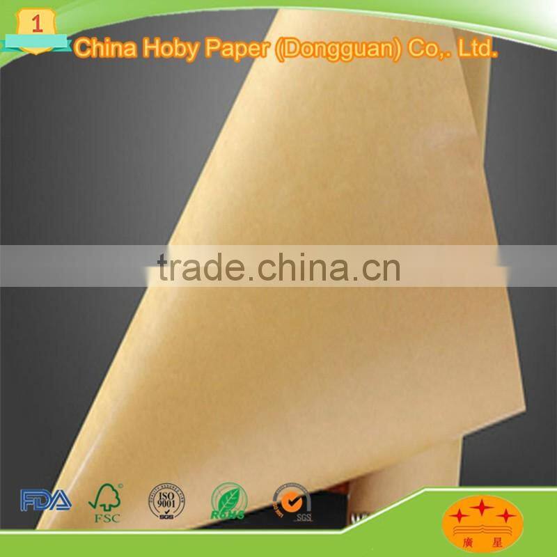 brown kraft food packaging paper