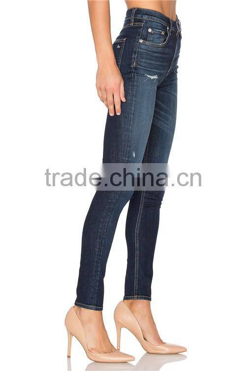 New Fashion 2017 Comfortable Sexy Ladies Jeans Pants Designs