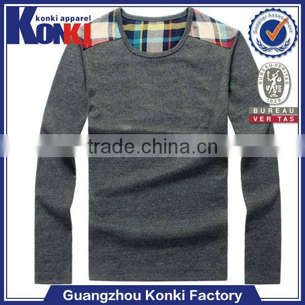 wholesale customizable mens long sleeve t shirt t-shirt