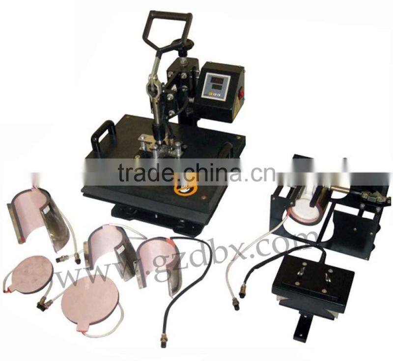 5 in 1 T-shirt/Mug/Cap/Plate Combo heat press machine