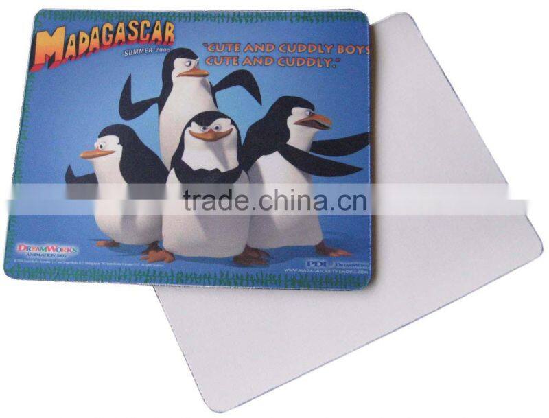 Factory manufacture custom logo printed rubber mouse pad