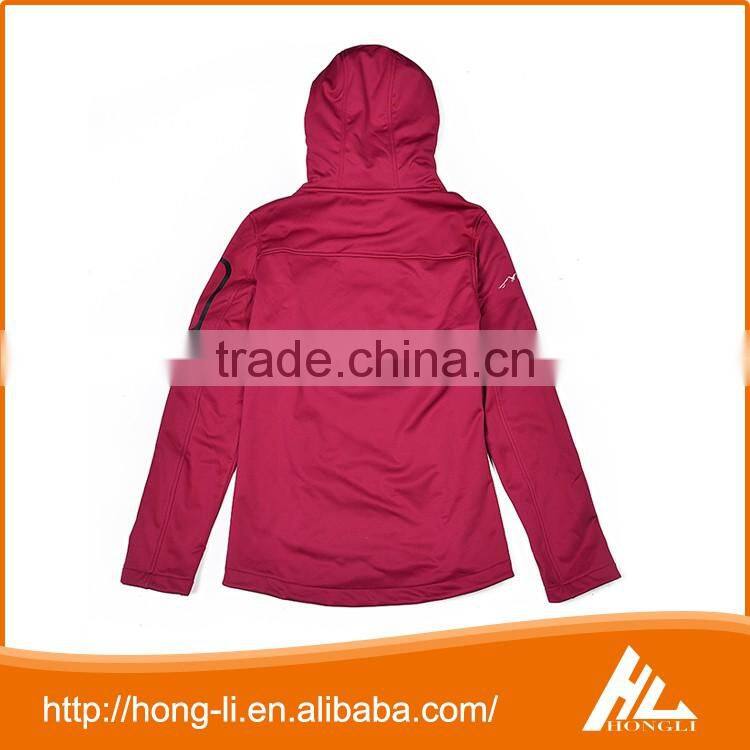 Custom 100% polyester windproof waterproof breathable windbreaker jacket women