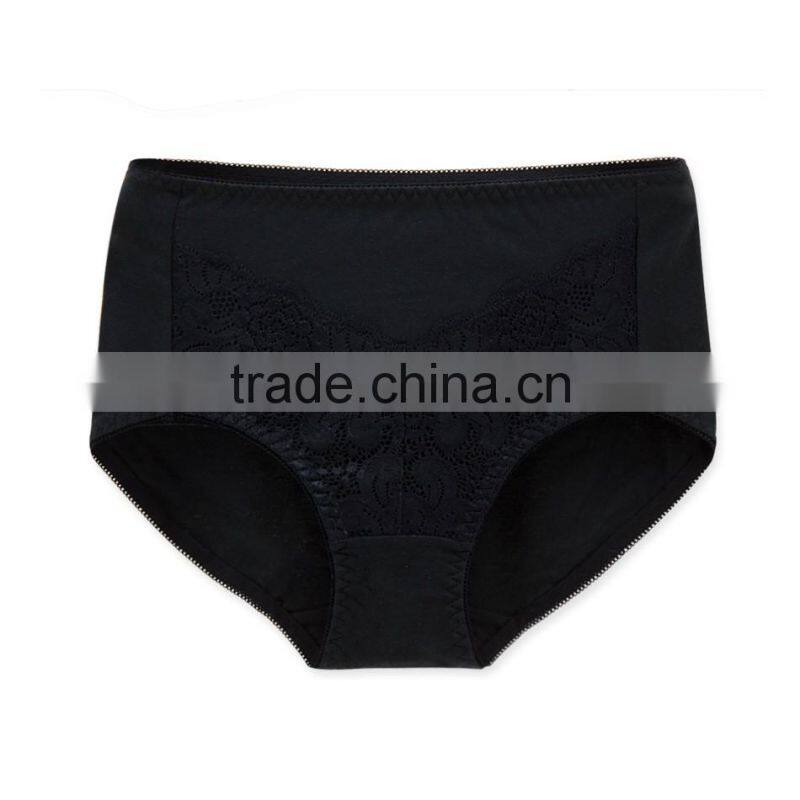 Professional Factory Custom Colorful 95% Cotton 5% Spandex with Lace Sexy Fancy Woman Underwear